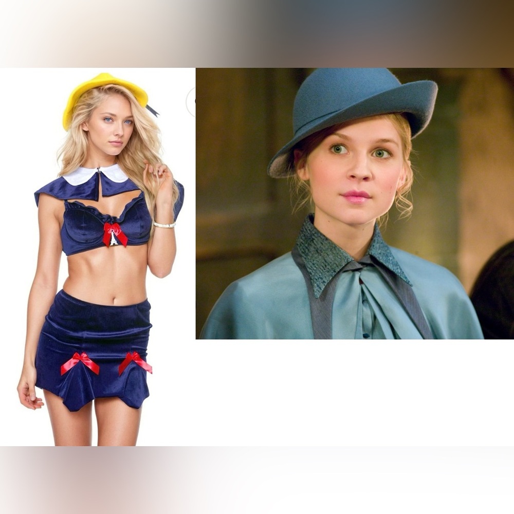 Beauxbatons Harry Potter fleur delacour French schoolgirl costume Paris small XS